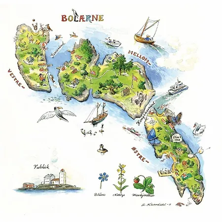 Ved Sjoen, Husvik- Tonsberg, 2 Hus! Vila *